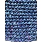 Women's Blue Wicker Handbag Photo 2