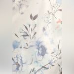 Lulus Beautiful Memories White Floral Print Trumpet Midi Dress - Size L Photo 8