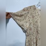 MikaRose  Beige Floral Maxi Dress Photo 2