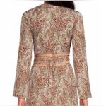 Gianni Bini GIANNI BINI Brown Paisley Two Piece Midi Dress Set Boho Hippie 70s Size 0 New Photo 4