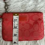 Coach y2k Soho Red Signature Canvas Wristlet Photo 7