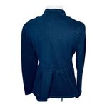 Converse Jacket Navy Military Peplum Blazer L Photo 1