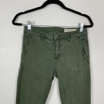 Pistola Woman's Sz 27 Olive Army Green Mid Rise Skinny Leg Cuffed Pants Photo 1