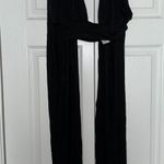 Main Strip  Wrap black Tie Top Photo 1