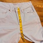 Levi's Levi’s 501 Womens 25 Light Purple Lilac Straight Frayed Rigid Jeans Denim Retro Photo 2