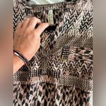 Live 4 Truth  Geometric Pink and Black Blouse Photo 3