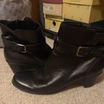 Naturalizer Short Leather Black Boots Photo 2