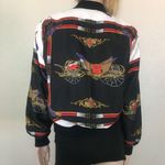 Vintage 80s 90s Scarf Bomber Jacket Photo 3