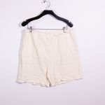 The Great The Patch Pocket Cotton Terry Lined Pull On Raw Edge Hem Sweat Shorts Photo 0