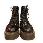 Dr. Martens  Black Jadon Leather Platform Combat Boots Women's Size EU 38, US 7 Photo 3