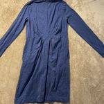 Duluth Trading Company Duluth Trading Dress Womens Size Small Long Sleeve Knit Pockets Casual Navy Blue Photo 2