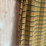 Forever 21  Mustard Yellow Plaid Sheath Dress Photo 5