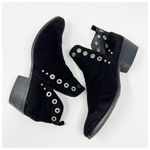 Circus by Sam Edelman Sam Edelman Black Suede Leather Studded RUBIN Ankle Boots Photo 1