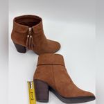 LC Lauren Conrad  Brown Ankle Booties with Tassel Photo 5