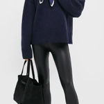 Tuckernuck NWOT  Black Leather Leggings Sz. S Photo 0