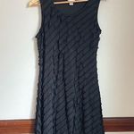 Christopher & Banks Blue Ruffled Sleeveless Mini Dress Photo 0