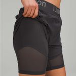 Lululemon Women’s Logo Waistband High-Rise Training Short 3” in Graphite Grey 8 Photo 3
