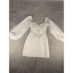 Sabo Skirt  luxe corset vida dress Linen‎ Cotton Xs  White Photo 2