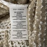 AReve Top Small Lace V Neck Short Sleeve Cottagecore Boho Tan Photo 6