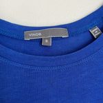 Vince  Women’s Short Sleeve Royal Blue Tee Shirt Photo 1