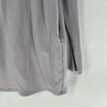 Athleta Purana Wrap Sweatshirt Tempest Violet Ribbed Sleeves Hooded Relaxed Fit Photo 10