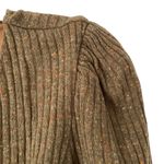 Majorelle  Damien Wrap Mocha Brown Ribbed Sweater size small Photo 4