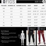 FIGS Women’s Zamora Jogger Style Scrub Pants Burgundy W1709 Sz Small Petite Photo 14