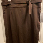 Harvé Benard Vintage Brand New Collection Harve Benard Women's Size 16 Chocolate Brown Skirt Photo 0