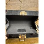 Circus by Sam Edelman Circus Sam Edelmand Black Gold Star Celestial Acrylic Hard Shell Clutch Purse Photo 5
