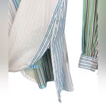 Maeve Anthropologie Alix Henley Blouse Striped Button Up Tunic Women Small Photo 6