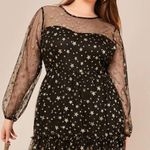 SheIn Black And Gold Star Dress  Photo 0