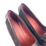 Donald J Pliner Baco Wedge Pumps Brown Suede High Heels Shoes Italy Size 8 Photo 6