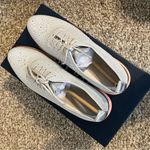 Cole Haan womens Light Gray Knit Oxfords with Pink Sole Size 5 Photo 5