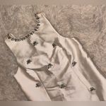 Sachin + Babi NEW Marcella Beaded Mikado Sleeveless off white Sheath Dress sz 12 Photo 7