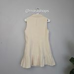 ZARA  Cream Waistcoat with Pleated Hem Photo 6