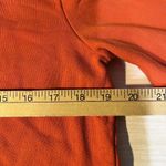 Current/Elliott Current Elliot Cropped LS Sweater S Womens Orange Boho Festival Distressed Relax Photo 4