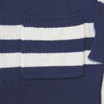 J.Crew NWT  Sweater Jacket with Lobster Detail in Raw Indigo Natural Cardigan XS Photo 6