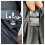 Lulus  Little Black Ruffle Mini Dress Flutter Sleeves Vneckline Sleeveless XS Photo 9