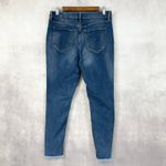 Old Navy  Womens‎ 10 Rockstar High Rise Super Skinny Jeans Distressed Frayed Hem Photo 3