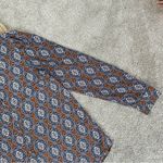 Bohme  Women’s Button Down Shirt Blouse Longsleeve Graphic Print Boho Camel M Photo 5