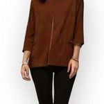 Bryn Walker Bamboo French Terry Knit V-Neck Long Sleeve Sunday Shirt size XS Photo 0