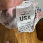 Fresh Produce  TShirt Dress Women M White Plant Print Coastal Beach Made in USA Photo 3