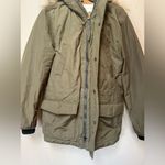 Aeropostale Olive Green Faux Fur Hooded Parka Jacket XS Warm Winter Coat Photo 2