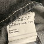 Calvin Klein Jeans Pearl Snap Black Denim Button Shirt Photo 4