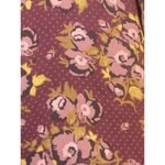 Free People Satin Morning Light Mini Dress Size 4 Boho Peasant Floral Smocked Photo 4