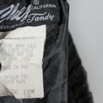 Vintage 80s 90s Black Lace Plus Size Skirt 18W by Chez California Corporate Goth Photo 9