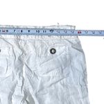 Guess Vintage Y2K 100% Linen White Straight Leg Pants Size 7 Coastal Grandmother Photo 6