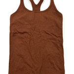 Lululemon  Ebb To Street Tank Top Brown Shelf Bra No Padding Photo 0
