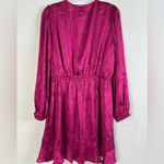 Michael Kors Michael  Petite Jacquard Snakeskin Print Ruffled Mini Dress Size L Photo 6