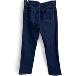 Gloria Vanderbilt  Amanda Dark Wash Two-Tone Stitching Jeans Size 12P Photo 1